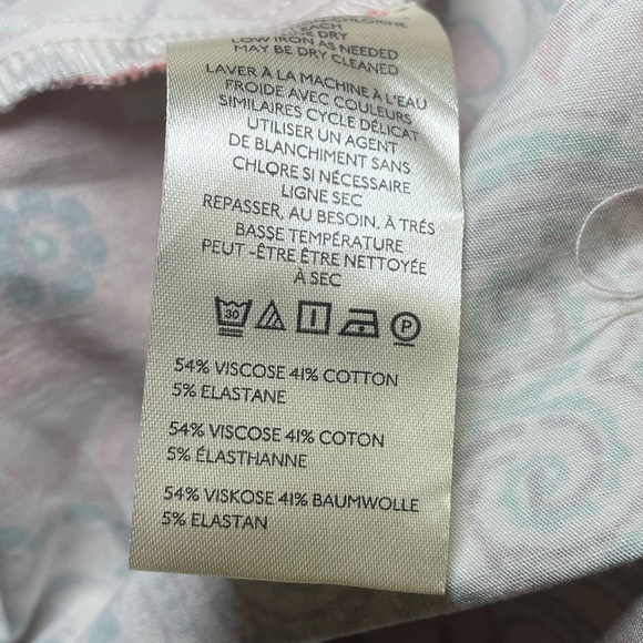 NEW! Anthropologie- The Cecily Sweetheart Dress Women’s Size M Orange Motif - Picture 11 of 11